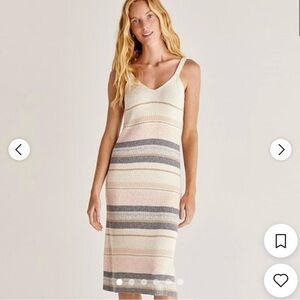 Z Supply Multicolor Striped Midi Dress